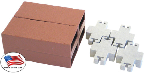 Argee RG825 Lets Edge It Decorative Plastic Brick Edging, no lights, 25 feet, Terra Cotta
